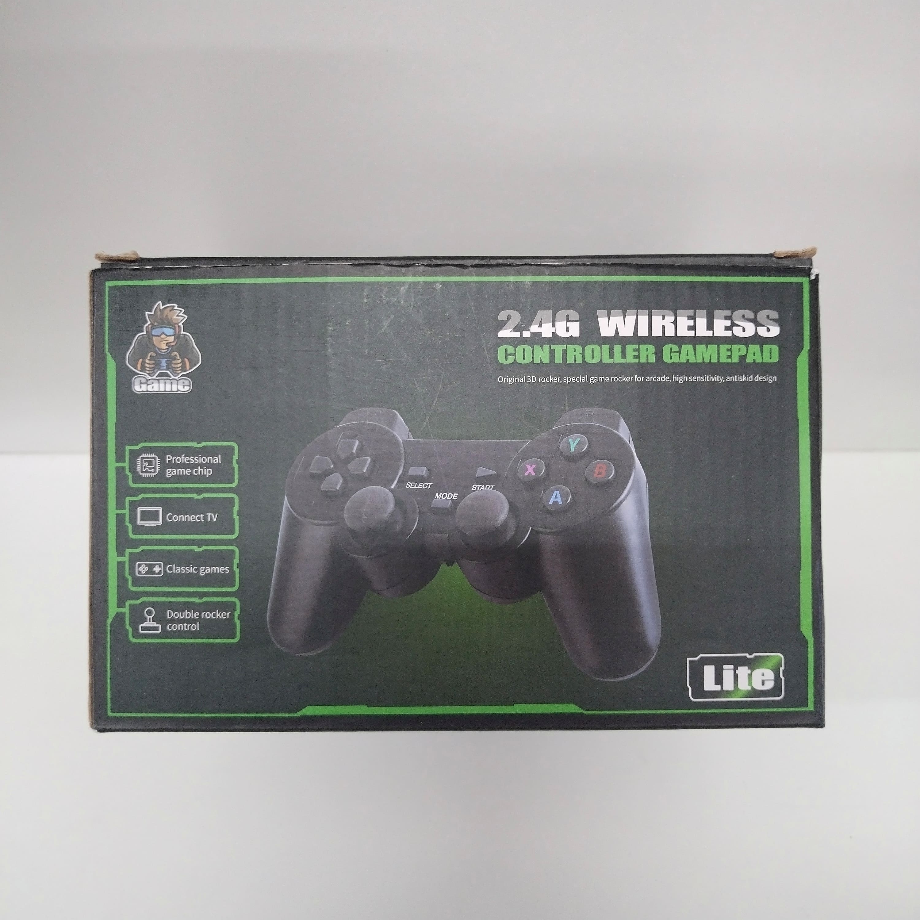 Dual 2.4G Wireless Controllers with Game Stick